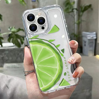 Coques de téléphone transparentes motif citron pour iPhone 17 Air 16 Plus Pro Max 15 14 13 12 11 X – Housse de protection souple antichoc