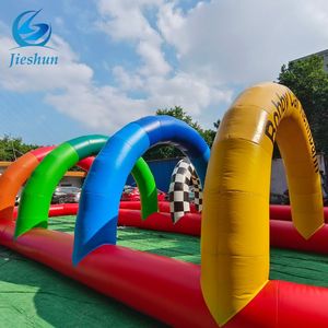 <span class=keywords><strong>Jeux</strong></span> de carnaval adulte fête arène piste aérienne populaire team building extérieur <span class=keywords><strong>géant</strong></span> Sport course voiture jeu gonflable - Product Image 4