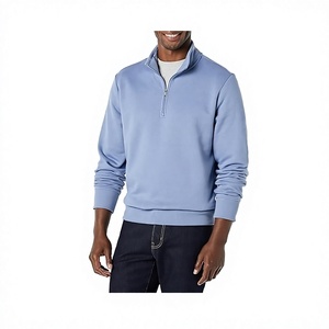 Sudadera con Capucha de Golf Ecológica de Invierno, con Cierre, de Tela de Rizo Transpirable y Resistente al Viento, Lisa, de Lujo y Alta Calidad, con Logotipo Personalizado y Servicio OEM - Product Image 1