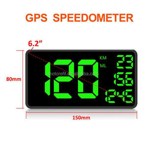<span class=keywords><strong>Display</strong></span> HUD con Velocità in KM/h e MPH, Ampio Schermo con Avviso di Eccesso di Velocità, Tachimetro Digitale GPS <span class=keywords><strong>per</strong></span> Moto e <span class=keywords><strong>Auto</strong></span> - Product Image 5