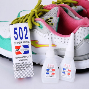 Adhesivo de cianoacrilato 502 para reparación de calzado y unión de metales, uso doméstico, pegamento de secado rápido Ao De Gu - Product Image 2