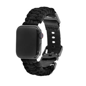 Correa de repuesto ajustable para deportes al aire libre Paracord para Apple Watch Band 38 40 41 42 44 45 49 Mm para <span class=keywords><strong>Iwatch</strong></span> Ultra 9 8 7 6 5 - Product Image 1