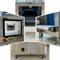 Machine d'inspection aux rayons X, équipement de détection aux rayons X industriel, précision de 0,8 mm, écran de 19 pouces, détection d'objets étrangers, testeur de métaux