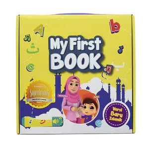 New Design Arabic English Letters Alphabet Kids Preschool E Books Point Reading Toy Smart Audio Billingual Ebook Learning Book