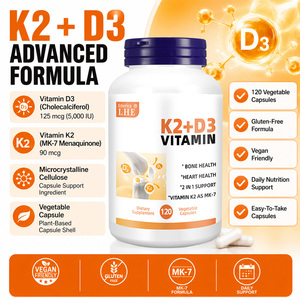 Fabricant de compléments alimentaires, capsules de vitamine K2 D3, soutien de la santé immunitaire pour adultes, complément alimentaire de vitamine K2 D3 - Product Image 5
