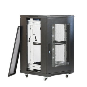 Máy chủ tủ <span class=keywords><strong>rack</strong></span> <span class=keywords><strong>18u</strong></span> Mạng Máy chủ <span class=keywords><strong>Rack</strong></span> với lỗ thông hơi lưới phía trước cửa - Product Image 4