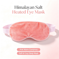 Masque oculaire en sel de l'Himalaya compatible micro-ondes, compresse chaude et froide, coussin relaxant pour les yeux fatigués, prise en charge de la personnalisation OEM ODM
