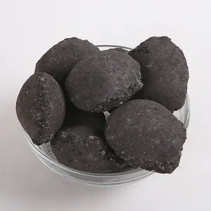 ferrosilicon powder Factory supplier casting additive metal Alloys #55-10 Silicon Carbide ball SiC briquette