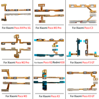 Flexor de Volumen y Encendido para Xiaomi Poco X7 X6 X5 X4 X3 X2 F7 F6 F5 F4 F3 GT F2 M7 M6 M5S M4 M3 M2 Pro C75 C71 C65 C55 C51 C50 C40 C3