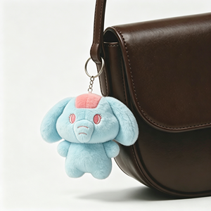 Portachiavi Personalizzato in Peluche a Forma di Elefante, Morbido Giocattolo Animale, Ciondolo per Borsa, Mascotte dello <span class=keywords><strong>Zoo</strong></span>, Souvenir, Regalo, Portachiavi in Peluche per Parchi a Tema, <span class=keywords><strong>Zoo</strong></span> e Bambini - Product Image 3