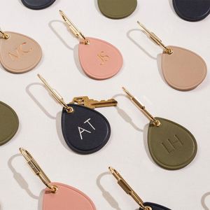 Spot Drop Shaped Car Keychain with Metal Buckle <b>Charm</b> <b>Keyring</b> Pendant Personalized Laser Engraved Letter Keychain - Product Image 3