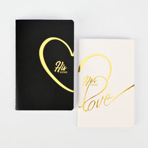 Couverture en cuir personnalisée imprimée de timbres dorés, <span class=keywords><strong>livre</strong></span> de vœux de <span class=keywords><strong>mariage</strong></span>, carnet de notes, livret de vœux de la mariée et du marié pour les cadeaux de <span class=keywords><strong>mariage</strong></span> - Product Image 1