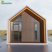Capsule de glamping mobile modulaire préfabriquée en acier moderne à 2 chambres, écologique, facile à assembler, garantie 5 ans, Airbnb