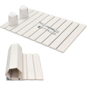 Grands tapis de séchage de vaisselle en pierre pour comptoir de cuisine plat pliable à séchage rapide tapis de terre de diatomées absorbants écologiques - Product Image 1