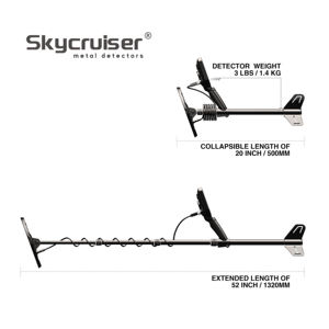 Máy dò vàng chuyên nghiệp có thể sạc lại dưới nước Máy dò kim loại vàng S9 Máy dò kim loại chuyên nghiệp cho công cụ tìm vàng - Product Image 4