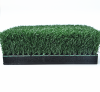 Tapis d'entraînement de golf Tee Line Turf Premium pour swing et putting, usage intérieur, 1500x1500mm, 26kg, couche de gazon synthétique PP 40mm, hauteur de gazon 55mm