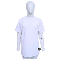 T-shirt Homme en Coton Pur à Manches Courtes Coupe Classique Imprimé Polyvalent Tricoté Épais Unisexe Écologique pour l'Été