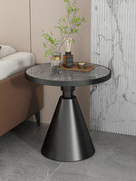 Table basse de style nordique, légère et luxueuse, moderne et minimaliste, en marbre veiné, avec structure en fer, pour salon, table d'appoint, usage domestique