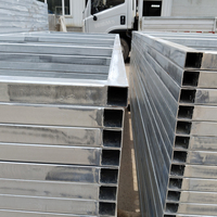 Soudure de tuyaux galvanisés, découpe laser de pièces de tuyauterie, support métallique robuste, capacité de charge de 500 kg, sur mesure
