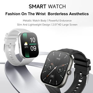 Montre connectée Dafit 2.01 pouces TFT, tracker d'activité physique, plus de 100 modes sportifs, répondre aux appels, fréquence cardiaque, pression artérielle, D02, surveillance de la santé <span class=keywords><strong>24h</strong></span>/24 - Product Image 2