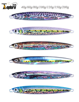 Usine ventes 40G/60G/80G/100G/120G/150G /200G 3D Imprimer Gabarit En Métal Leurre De Pêche et En Haute Mer Bateau De Pêche Gabarit Leurre