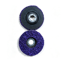 Disque de ponçage et de décapage violet dur 4,5 pouces 115 mm trou de 22 mm en carbure de silicium pour le décapage de la rouille industrielle des métaux