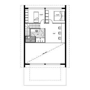 บ้านพักไม้หรูหราพร้อมห้องใต้หลังคา พื้นที่ใช้สอยขยายได้ - Product Image 4
