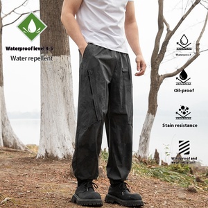 <span class=keywords><strong>Pantaloni</strong></span> Cargo estivi da <span class=keywords><strong>uomo</strong></span> alla moda di marca tre prove rilassate tute da alpinismo Casual <span class=keywords><strong>pantaloni</strong></span> lunghi a gambe piatte - Product Image 2