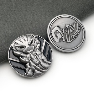 Promocional personalizado 3D encantamiento zorro rojo naipes Canadá desafío recuerdos moneda - Product Image 2