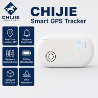 Pelacak GPS Pintar Kompak untuk Hewan Peliharaan, Lokasi Real-Time via Aplikasi, Daya Tahan Baterai 20 Jam, Nada Dering Plastik, Peringatan Geofence untuk Kucing dan Anjing
