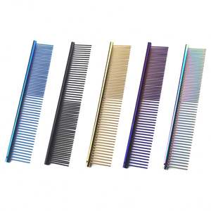 KingHon 7&7.5inch Curved Pet Grooming Scissors <b>Kit</b> 10pcs Hair Cutting Scissor Set With Safety Round Tip for Dogs Pet Trimmer <b>Kit</b> - Product Image 6