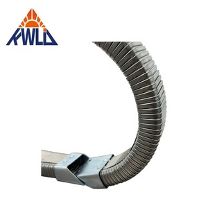 Cadena de máquina herramienta, Riel de guía lineal Cnc, cubierta de fuelle de acordeón, portador de manguera de Metal, cadena de arrastre de Cable de acero cerrado Total - Product Image 5