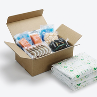 Pochette isotherme réutilisable de qualité alimentaire et biodégradable avec PBAT pour l'expédition en chaîne du froid du lait et des gâteaux