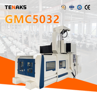 Centre d'usinage CNC haute précision TENAKS GMC5032, fraiseuse à portique CNC, grande fraiseuse à portique pour la découpe des métaux