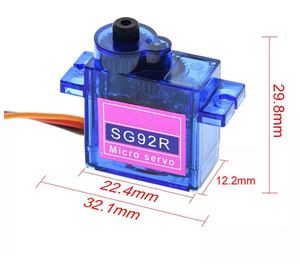 เซอร์โวขนาดเล็ก <span class=keywords><strong>SG92R</strong></span> <span class=keywords><strong>SG92R</strong></span> เครื่องบินรุ่นใหม่แรงบิด2.5kg - Product Image 2