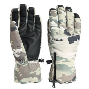 Guantes de Invierno de Cuero para Esquí, Térmicos, Impermeables, con Pantalla Táctil, Negros, Personalizados, para Hombre y Mujer - Product Image 1