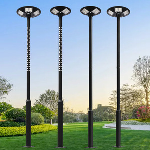 ไฟถนนโซลาร์เซลล์ LED อลูมิเนียมอัลลอย IP66 5000K แสงเดย์ไลท์ รับประกัน 10 ปี พร้อมรีโมทคอนโทรล สำหรับใช้งานกลางแจ้งในสวน - Product Image 4