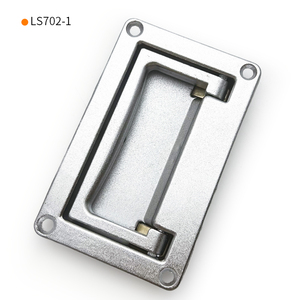 LS702 thiết bị công nghiệp nhỏ hợp kim kẽm có thể gập lại bảng điều khiển kéo xử lý chân hộp phân phối Tủ giấu phẳng kéo xử lý - Product Image 4