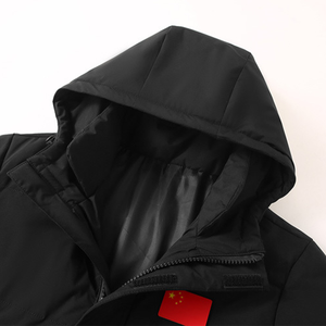 Vente directe d'usine, manteau à capuche épais surdimensionné <span class=keywords><strong>pas</strong></span> <span class=keywords><strong>cher</strong></span>, veste matelassée personnalisée, veste d'hiver pour homme, veste d'extérieur en duvet - Product Image 4