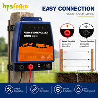 HPSFENCE ODM OEM HPS480 Elektrische Omheining Energizer 12V 4.8J IPX6 Omheining Energie-eenheid voor Paardenweide Veiligheidsbeheer Gebruik Gereedschapset