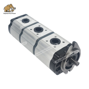 Pompe hydraulique 31+31+11, 10185727, 58010079, 924 Pompe à triple engrenage pour bétonnière SCHWING - Product Image 2