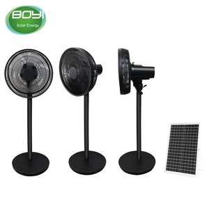 Fabricante al por mayor 12V 12 pulgadas energía solar recargable 9 velocidades barco ventilador de viento con control remoto para aplicación de coche - Product Image 6