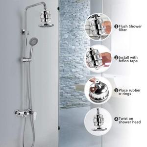 Filtre de douche qui élimine le chlore et les substances nocives, filtre à eau à haut débit, pomme de douche filtrée - Product Image 4