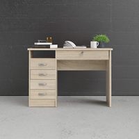Fourni en usine bureau maison petite Table d'ordinateur étagère de bureau en bois Table en bois de bureau intégrée avec bibliothèque pour étudiant
