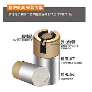Stainless Steel Air Valve <b>Pin</b> 10 Mm Head Diameter Cylindrical Head Slotted Dowel <b>Pin</b> For Pneumatic Ejector Mold Accessories - Product Image 5