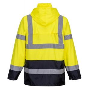 PORTWEST - H443YNRXXL Veste de pluie classique haute visibilité bicolore jaune/bleu marine-EAN 5036108248018 HI-VIS WORKWEAR - Product Image 2
