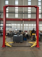 Cric de portique portable Double cylindre élévateur hydraulique pont à 2 palans et ascenseurs de voiture à deux poteaux pour la réparation de carrosserie de voiture à vendre