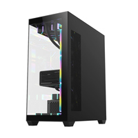 Boîtier PC AntarcChill Support Type C, boîtier d'ordinateur en verre TG, boîtier de jeu de bureau, boîtier de tour moyen Sea View, PC Gamer