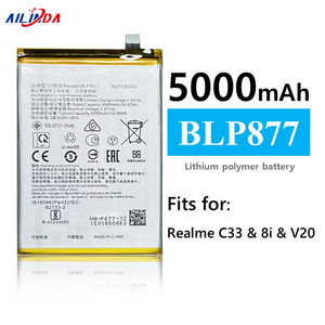 Batterie de téléphone portable 5000mAh BLP877 pour OPPO Realme 8i C35 C31 Batterie au lithium - Product Image 2