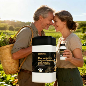 Extrato Natural de <span class=keywords><strong>Ganoderma</strong></span> <span class=keywords><strong>Lucidum</strong></span> em Comprimidos de Pólen de Pinheiro para Adultos e Adolescentes - Suplemento Dietético para Suporte Imunológico 60 Cápsulas Privadas - Product Image 4